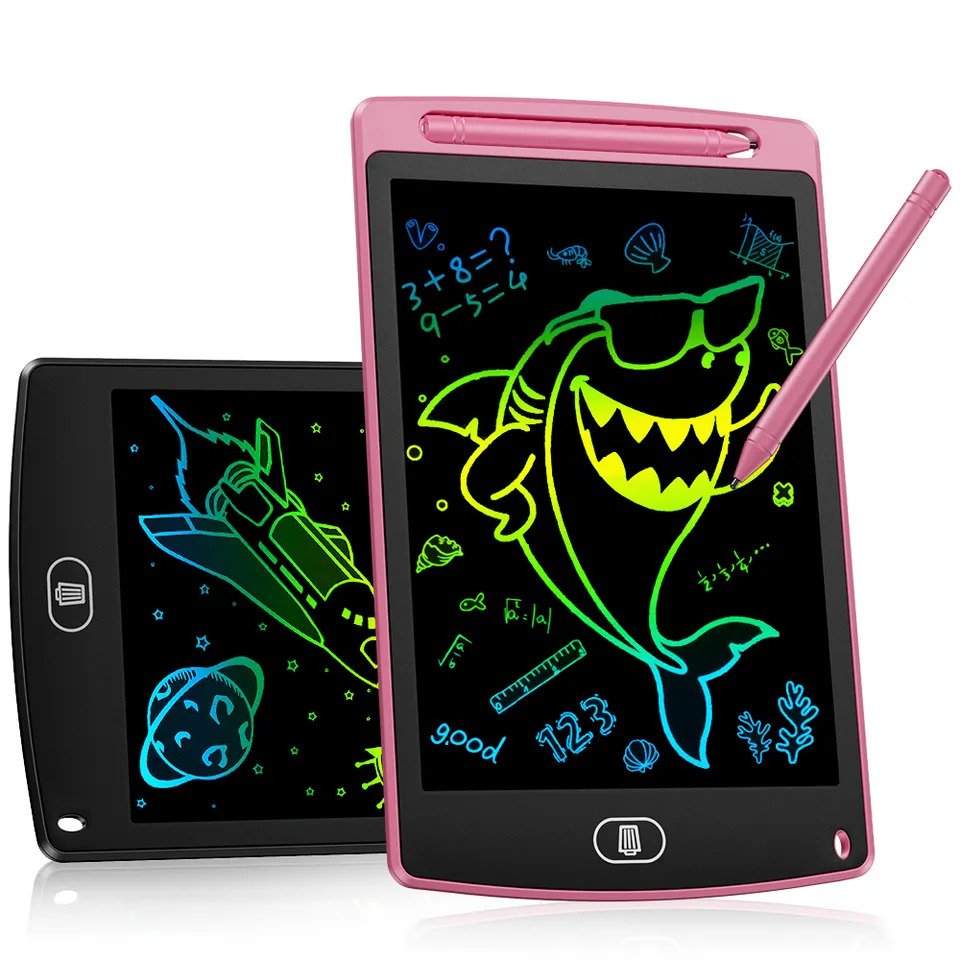 Tablette d'écriture et dessin numérique effaçable pour enfant - 12 pouces
