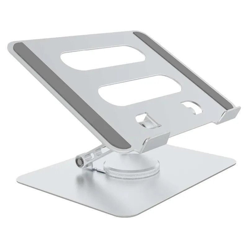 Support pour ordinateur portable avec rotation 360 °- Réglable en hauteur - Support pour tablette aéré - Support robuste – Image 4
