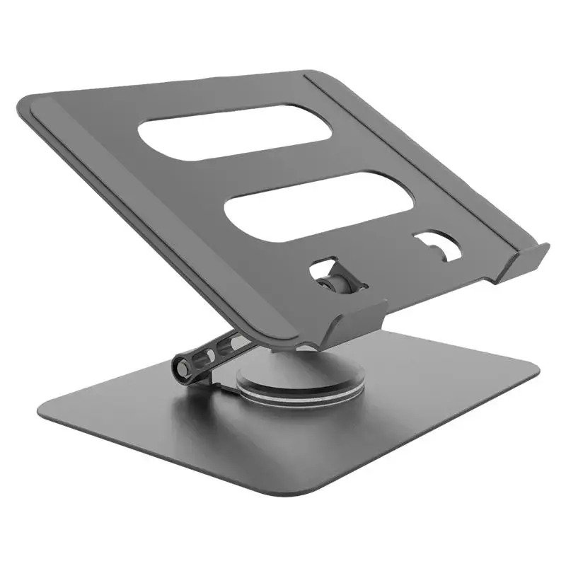Support pour ordinateur portable avec rotation 360 °- Réglable en hauteur - Support pour tablette aéré - Support robuste – Image 5