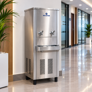 FONTAINE SOLSTAR INDUSTRIELLE 2ROBINETS 96L WC28T2INBSS