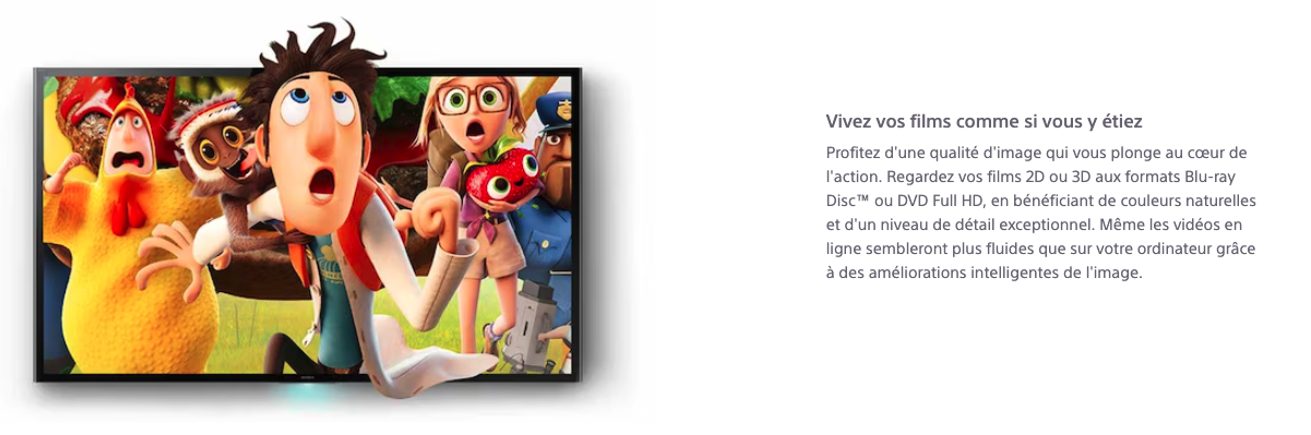 Home Cinéma 1000 W Blu-ray avec Bluetooth SONY BDVE6100
