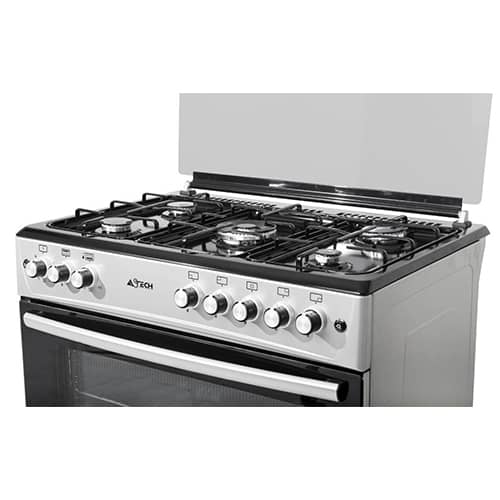 CUISINIERE ASTECH 5FEUX 90X60 INOX СК92CRM – Image 2