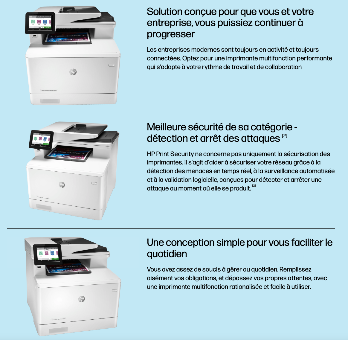 HP Color LaserJet Pro MFP M479fnw - Imprimante multifonction laser couleur 4-en-1 recto/verso automatique - USB 2.0/Ethernet/Wi-Fi/Bluetooth