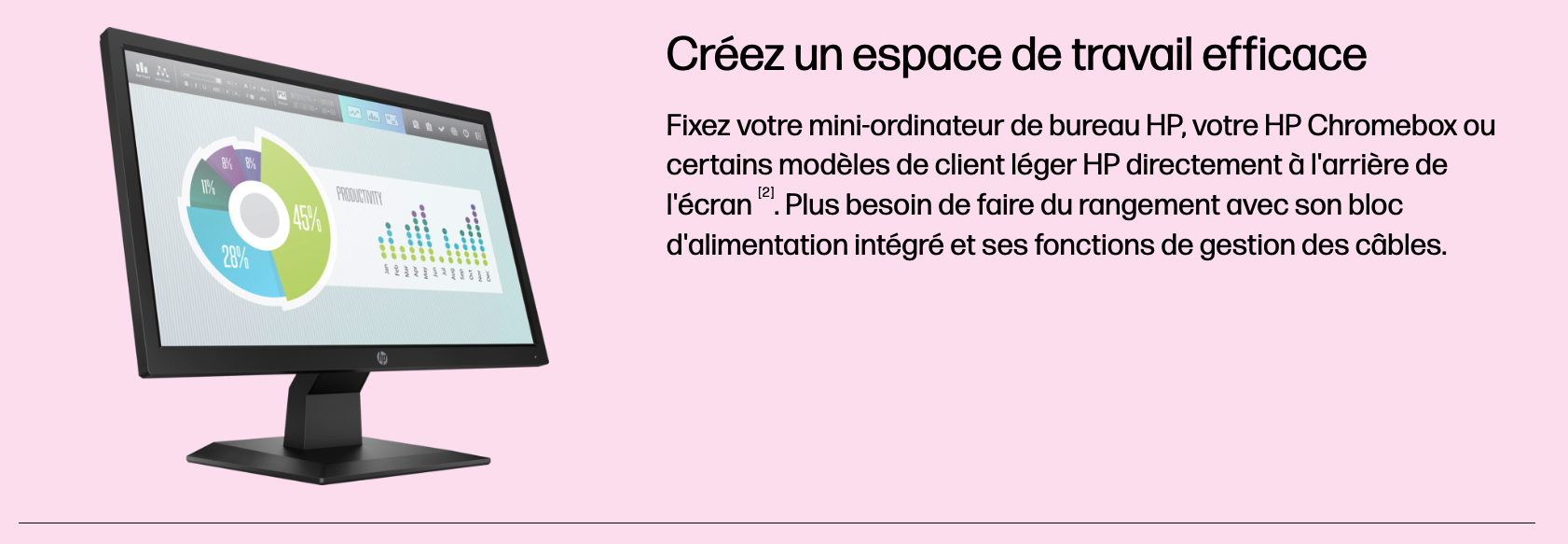Écran HP P204v 19.5" LED - 1600 x 900 pixels - 5 ms (gris à gris) - Format large 16/9 - Dalle TN - HDMI / DisplayPort / VGA - Noir