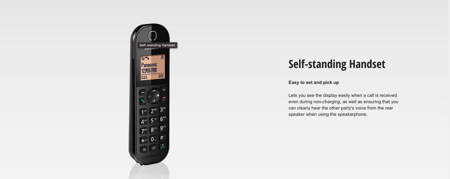 TELEPHONE PANASONIC KXT-GC413 