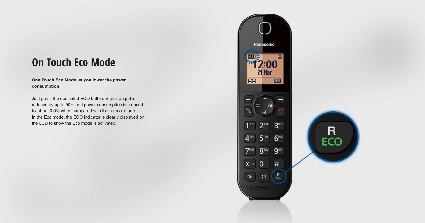 TELEPHONE PANASONIC KXT-GC413 