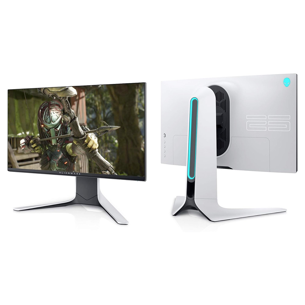 Fluidité Extrême : L'écran Dell Alienware 25 AW2521HFL offre une résolution Full HD à 240 Hz et un temps de réponse de 1 ms, assurant une expérience de jeu d'une fluidité exceptionnelle. Connectivité Polyvalente : Bénéficiez d'une connectivité avancée avec des ports DisplayPort, HDMI et USB, offrant une grande flexibilité pour connecter vos appareils et accessoires de jeu. Qualité d'Image Immersive : Grâce à la technologie IPS, l'écran présente des couleurs éclatantes et des angles de vision étendus, procurant une expérience visuelle immersive pour le gaming et le divertissement. Design Ergonomique et Élégant : Alliant style et fonctionnalité, l'Alienware 25 se distingue par son design LCD rétroéclairé par LED, sa matrice active TFT, et son design mat pour un confort visuel optimal.