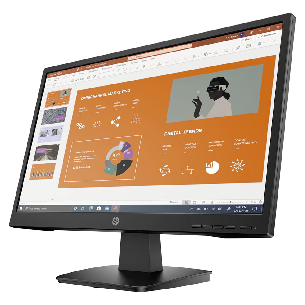 HP ECRAN ORDINATEUR V221VB / P22VA G4 FHD MONITEUR 22 POUCES