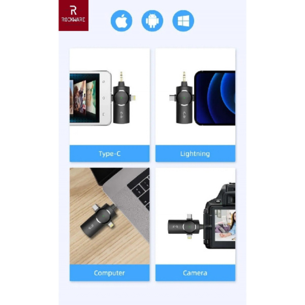 Micro Cravate Sans Fil Avec étui De Charge - Compatible IOS/Android, Réduction De Bruit, Idéal Pour YouTube, TikTok, Streaming