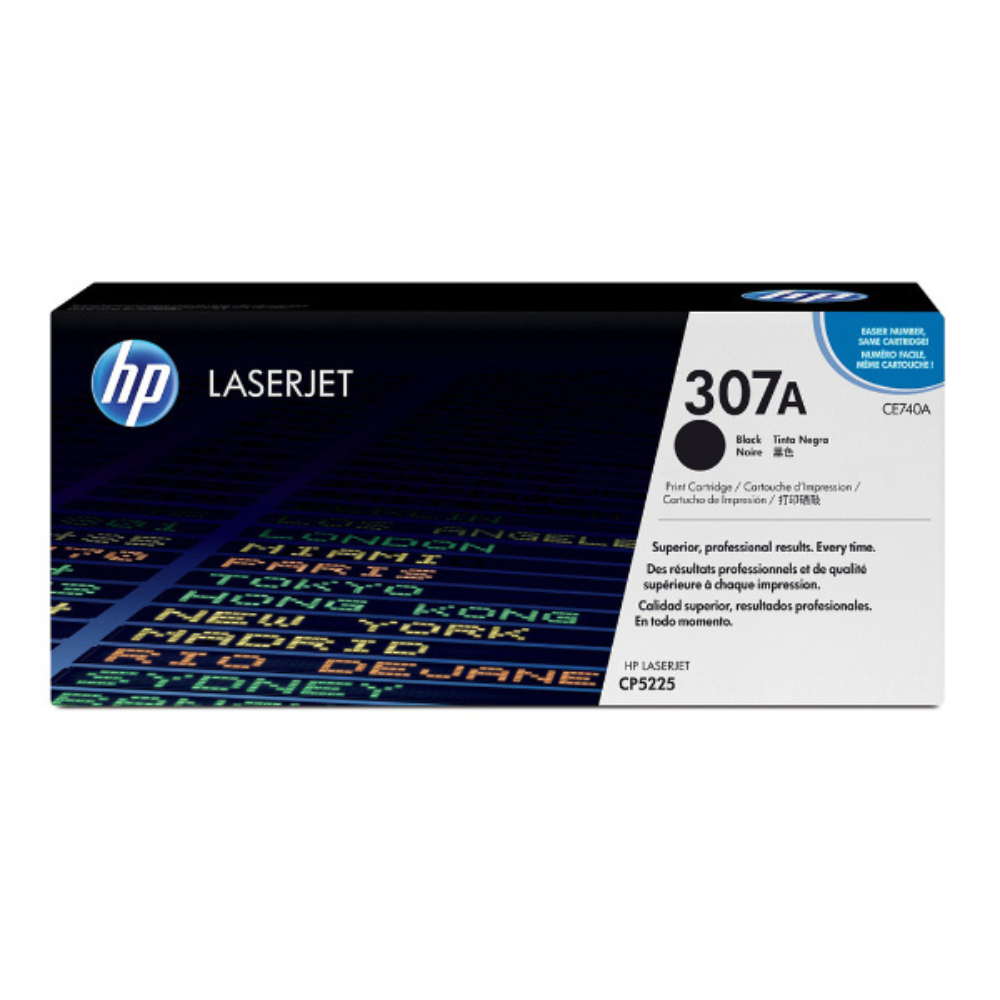 Toner HP 307A Noir (7000 pages à 5%) - HP 307A (CE740A) - Noir - Original