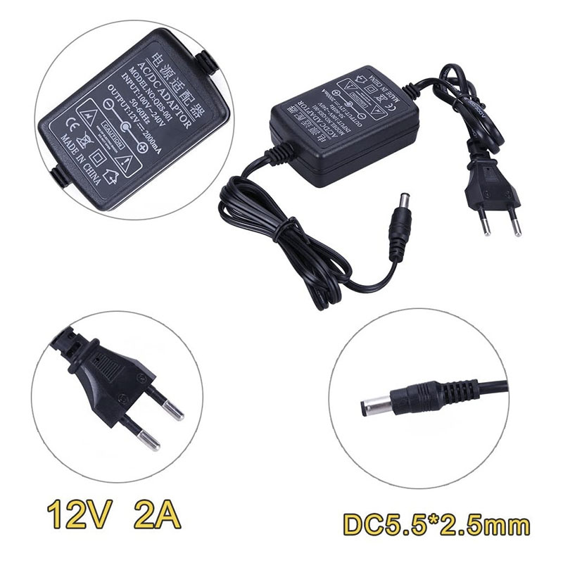 CHARGEUR ADAPTATEUR 12V2A2 /12V2A DOUBLE CABLE MALIK – Image 3