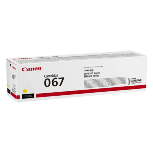 Toner Jaune (rendement jusqu'à 1250 pages à 5%) - Canon 067 JAUNE- ORIGINAL