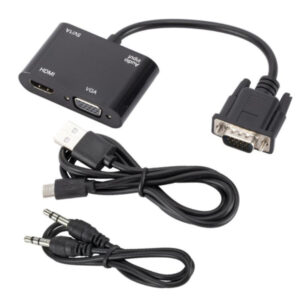 Convertisseur VGA vers HDMI VGA + AUDIO RS-VGAHDVGA-5
