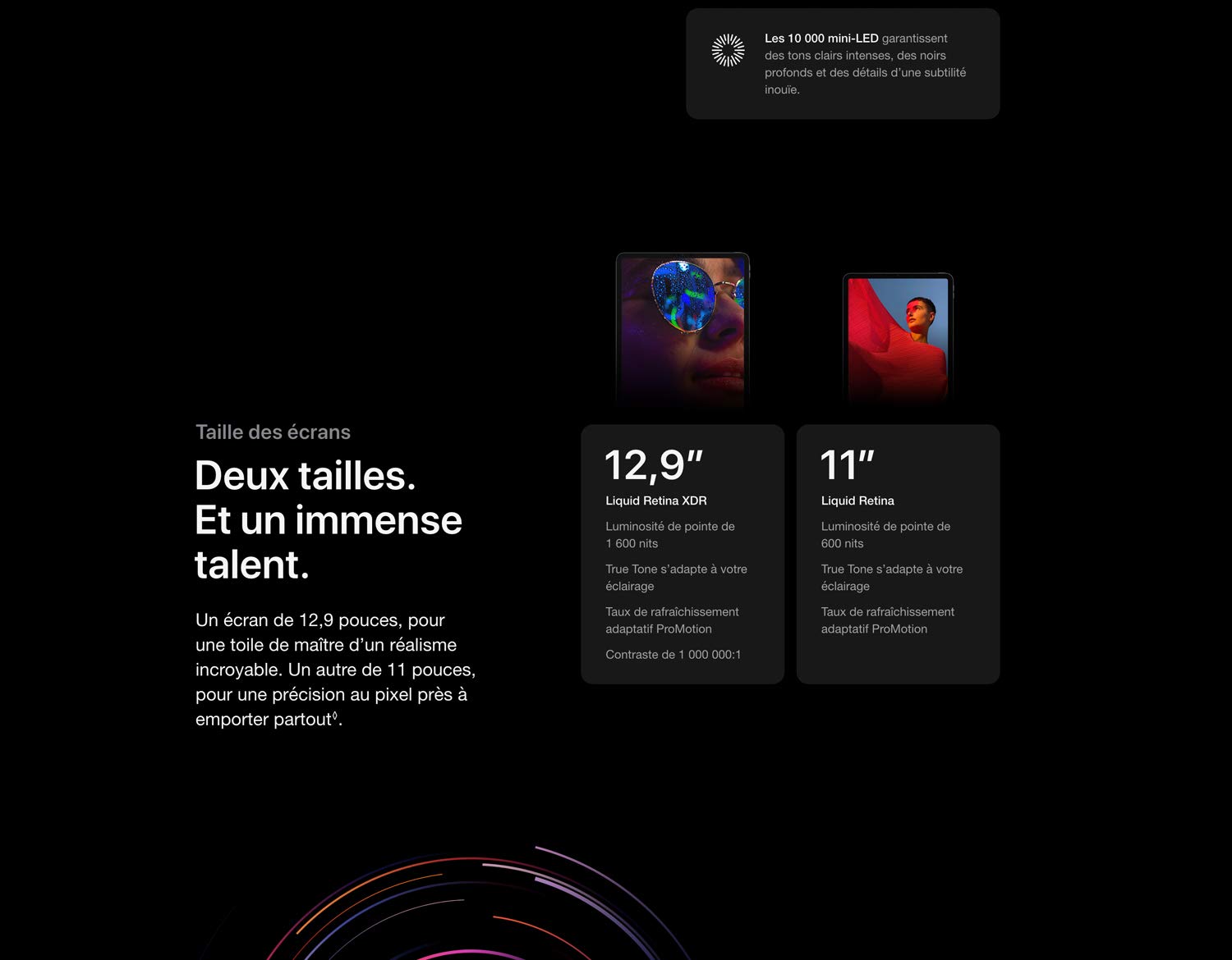 Apple iPad Pro (2021) 11 pouces 256Gb Wi-fi Gris Sideral - Tablette Internet - Apple M1 - 8Gb - eMMC 256Gb - Écran 11" Liquid Retina