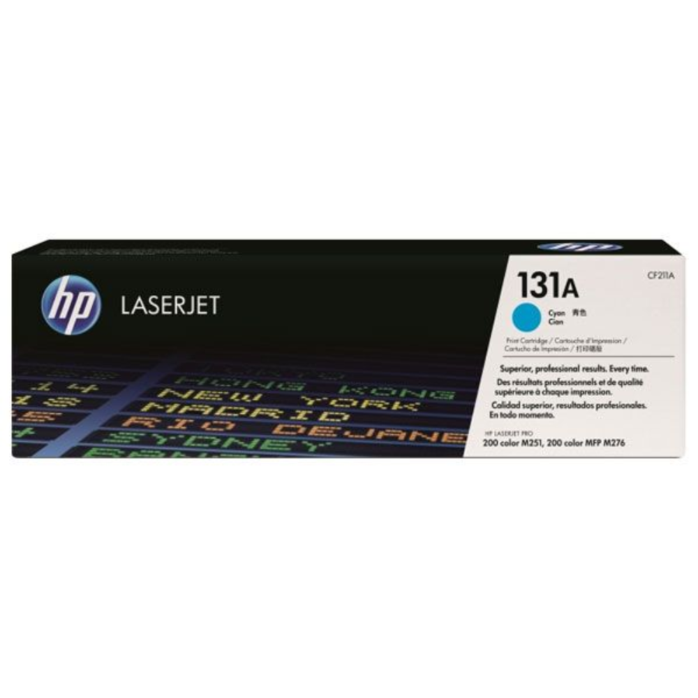 Toner HP 131A Cyan (1800 pages à 5%) - HP 131A (CF211A) - Cyan - Original