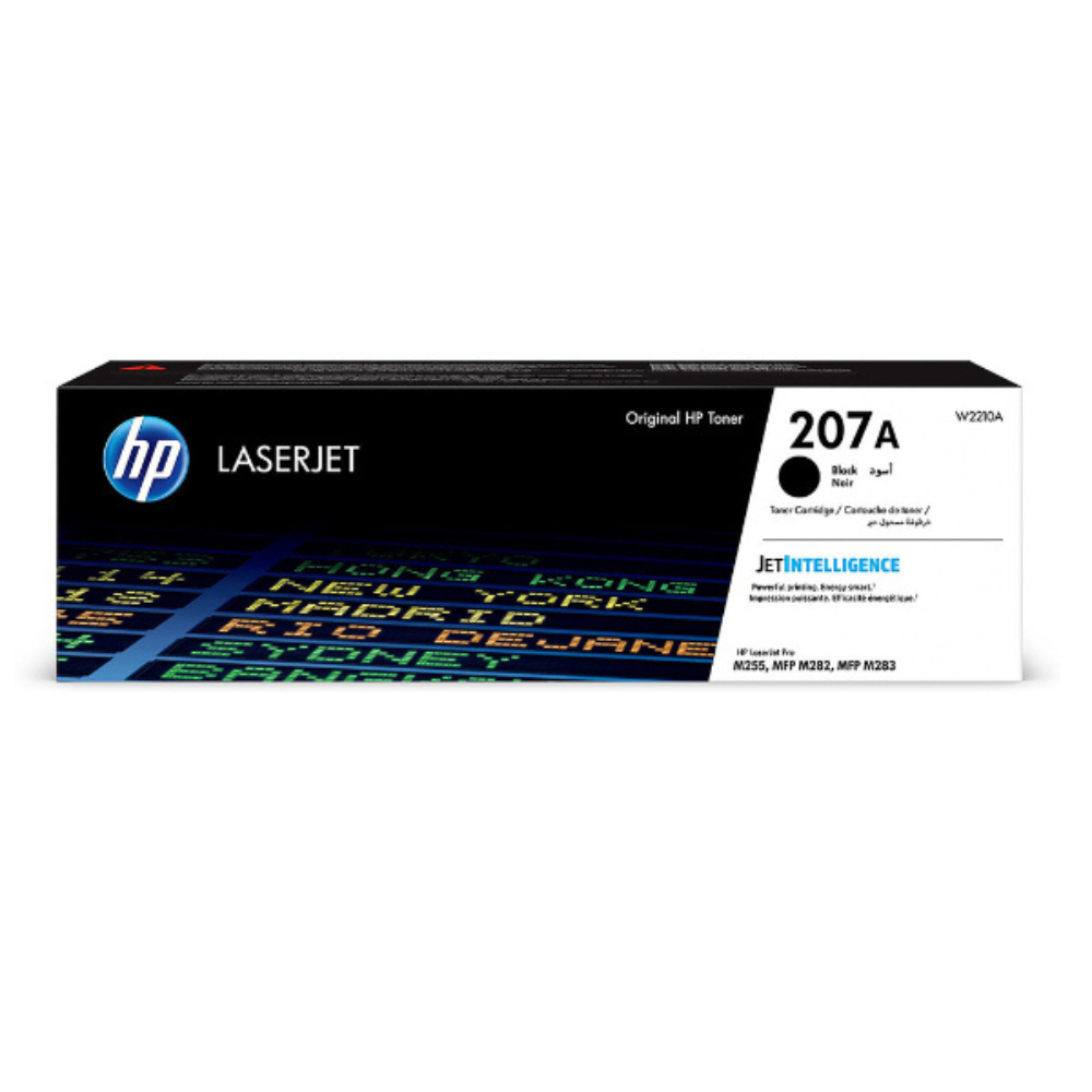 Toner HP 207A Noir (1250 pages à 5%) - HP 207A (W2210A) - Noir - Original