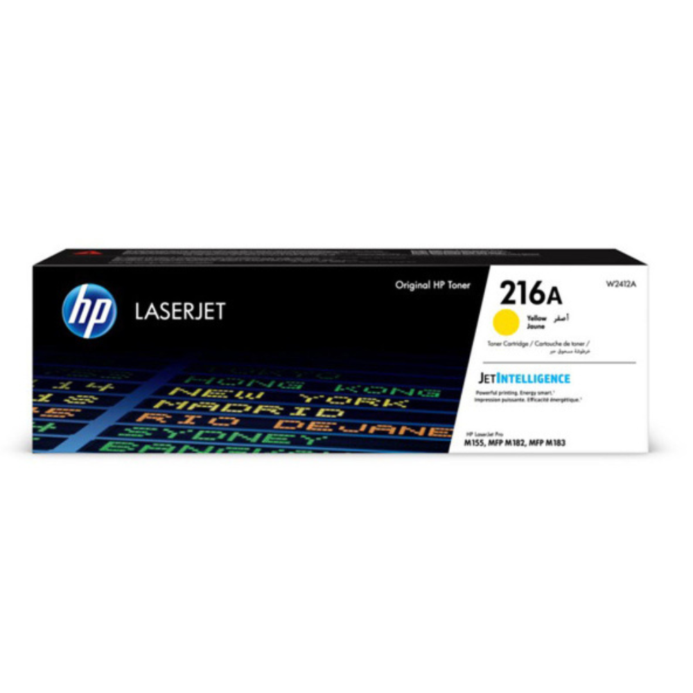 Toner HP 216A Jaune (850 pages à 5%) - HP 216A (W2412A) - Jaune - Original