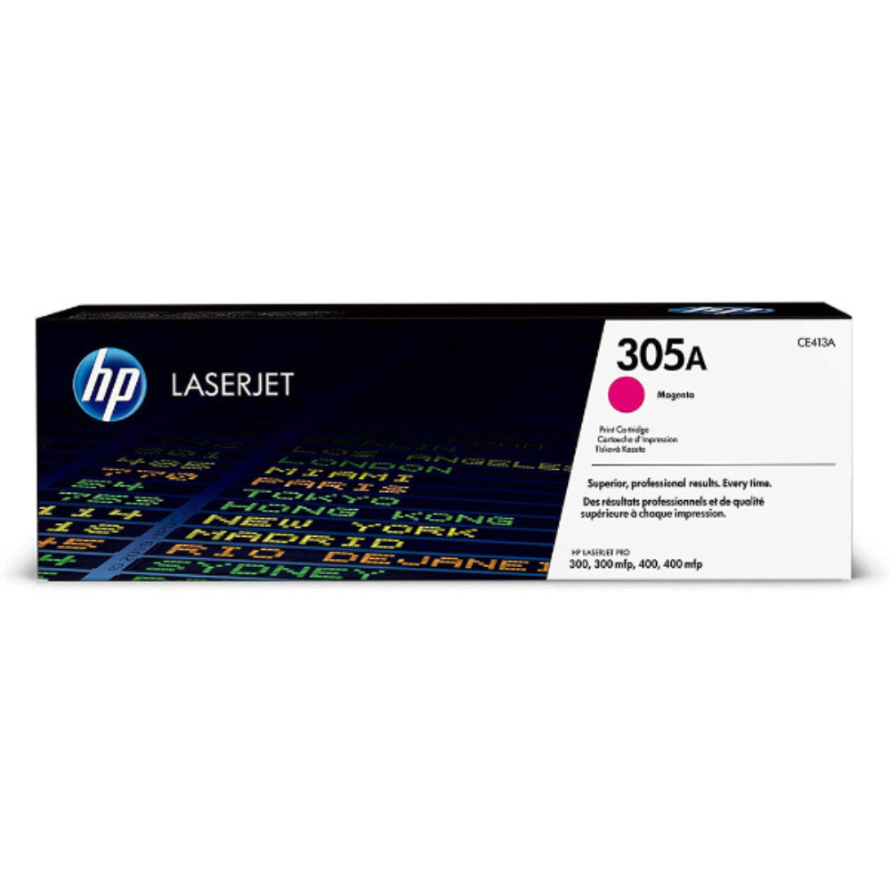 Toner HP 305A Magenta (2600 pages à 5%) - HP 305A (CE413A) - Magenta - Original