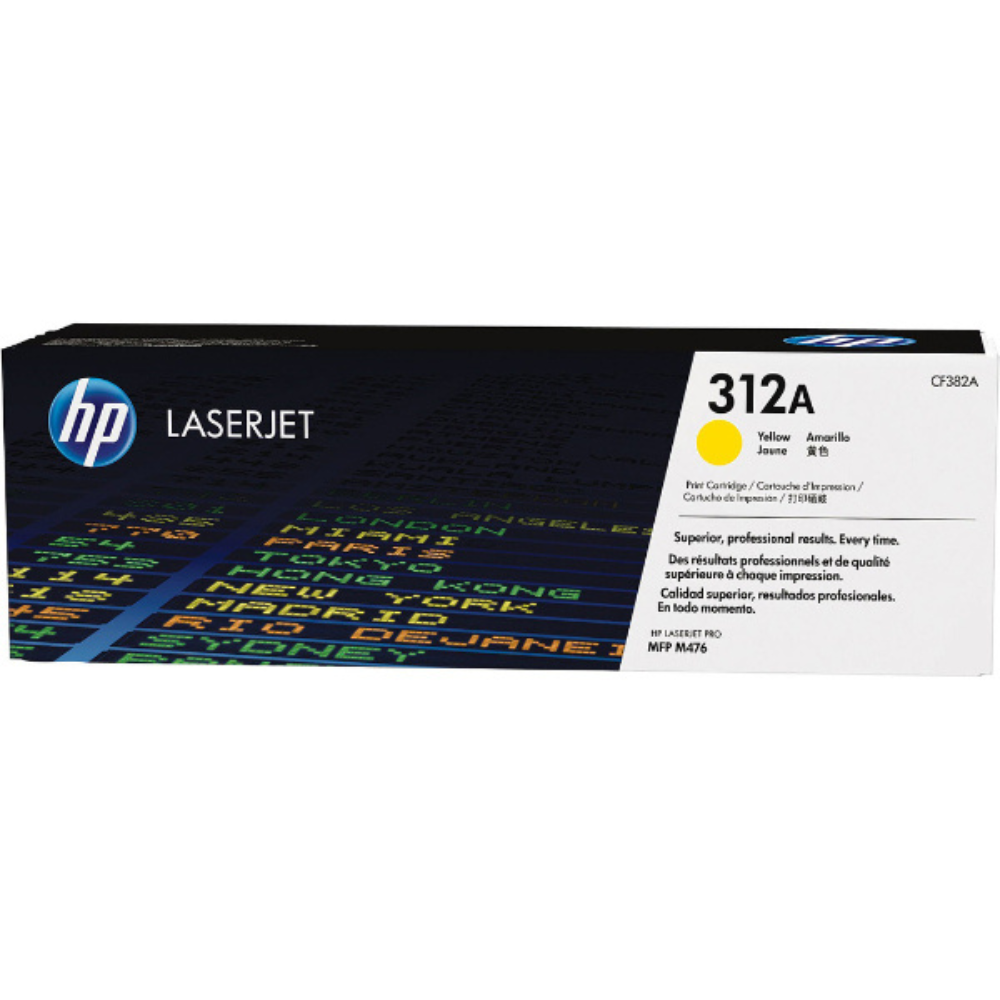 Toner HP 312A Jaune (2700 pages à 5%) - HP 312A (CF382A) - Jaune - Original