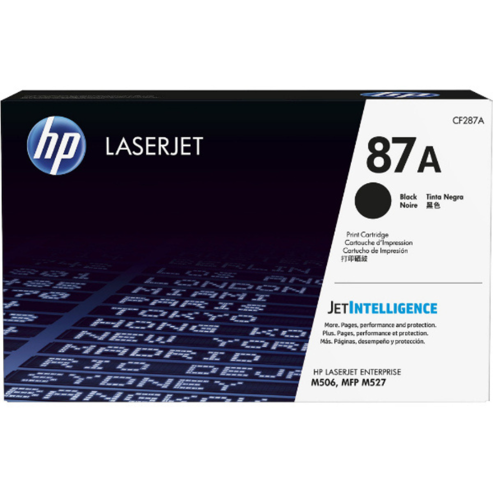 Toner HP 87A Noir (9000 pages à 5%) - HP 87A (CF287A) - Noir - Original