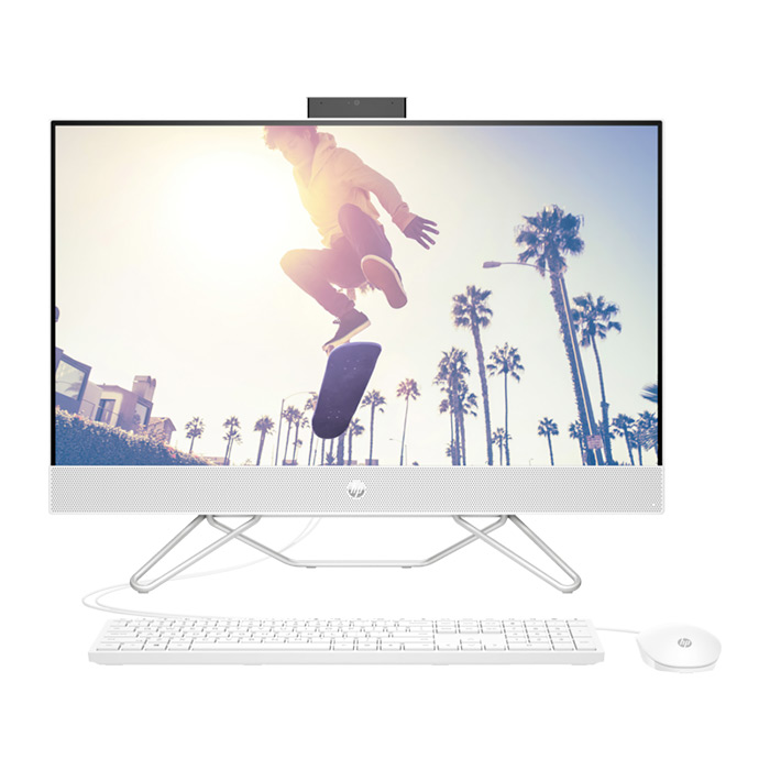 HP All-in-One 27-cb1157nh PC - Intel(R) Core(TM) i7-1255U - 8Gb - 512Gb 27" Full HD Tactile Blanc