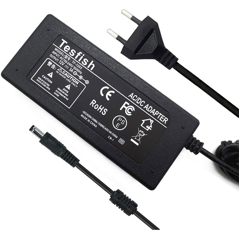 JERRY 12V3A 5.5*2.5 CHARGEUR+PACKING+CABLE+SACHET