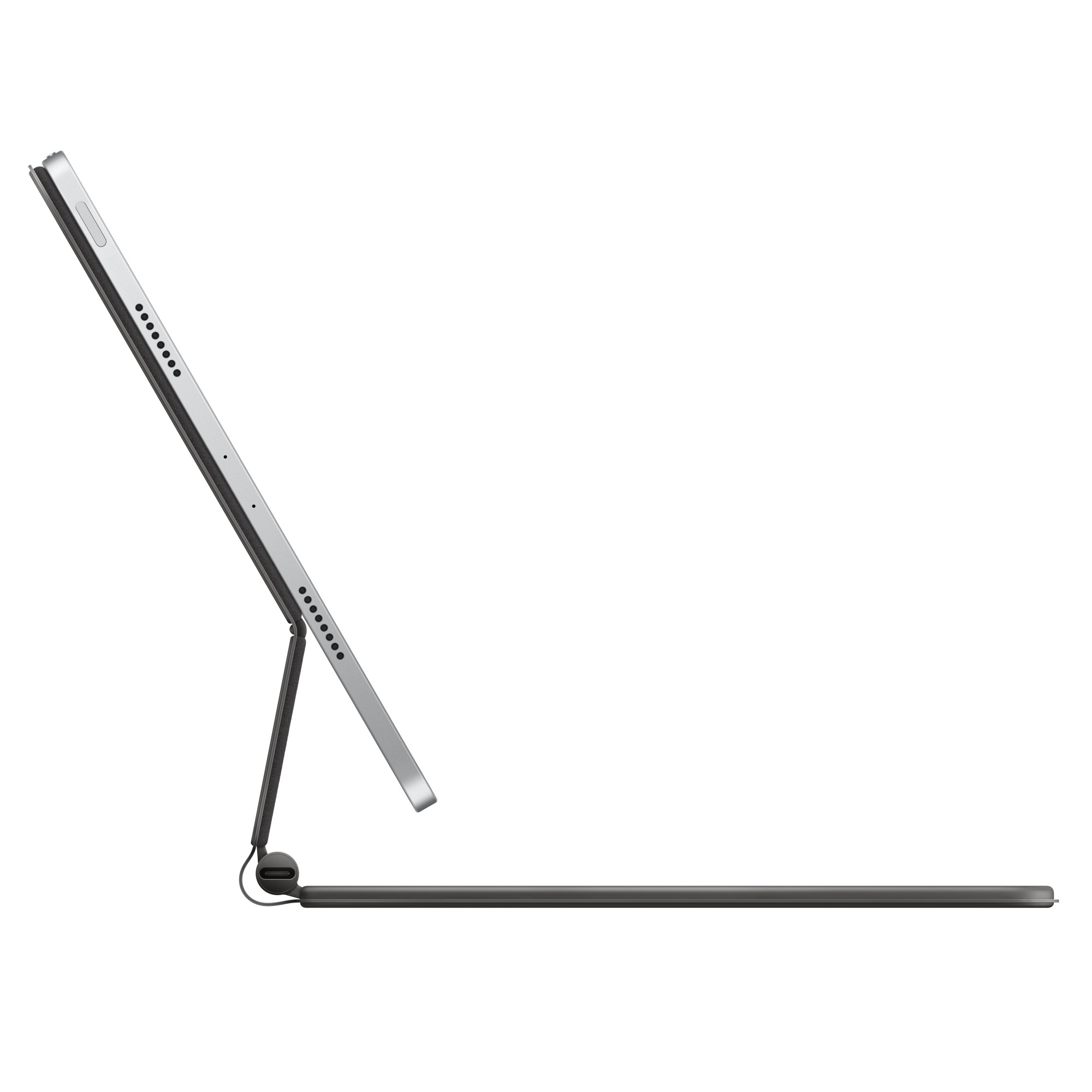 Étui-clavier avec touches plates rétro-éclairées, trackpad et port USB-C pour iPad Pro 11" (4e Gen) (QWERTY, Anglais) - Apple Magic Keyboard iPad Pro 11" (2021) - EN Noir