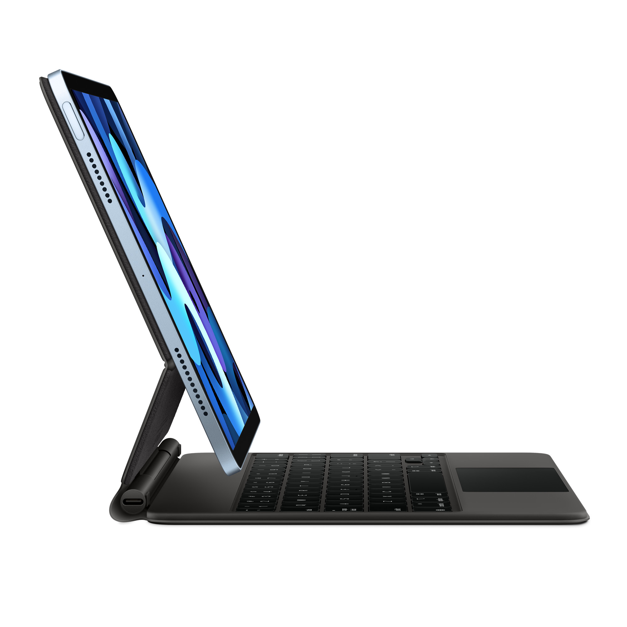 Étui-clavier avec touches plates rétro-éclairées, trackpad et port USB-C pour iPad Pro 11" (4e Gen) (QWERTY, Anglais) - Apple Magic Keyboard iPad Pro 11" (2021) - EN Noir