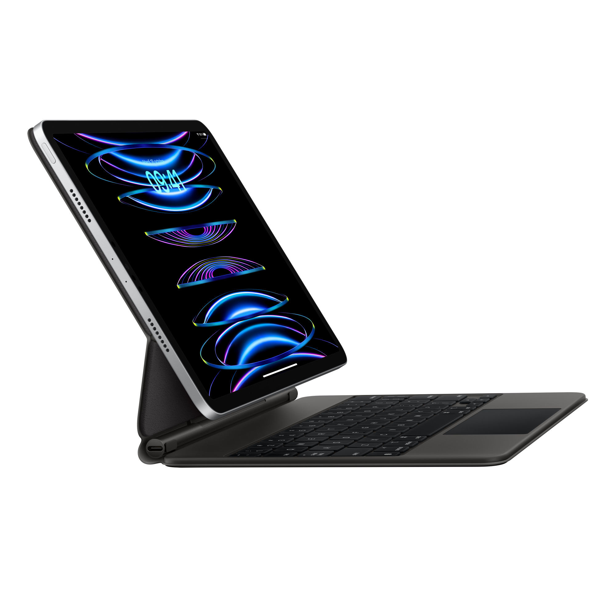 Étui-clavier avec touches plates rétro-éclairées, trackpad et port USB-C pour iPad Pro 11" (4e Gen) (QWERTY, Anglais) - Apple Magic Keyboard iPad Pro 11" (2021) - EN Noir