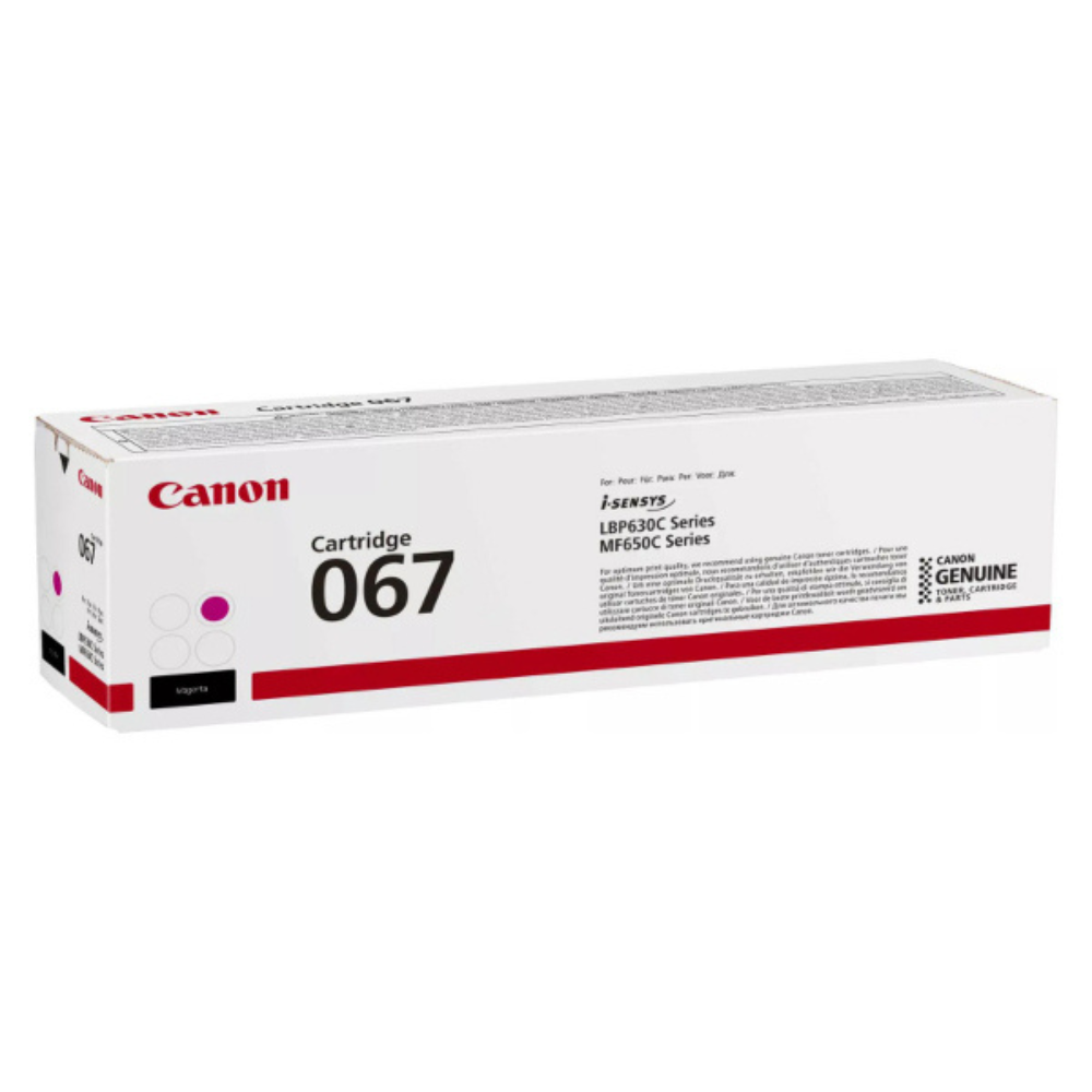 Toner Magenta (1250 pages à 5%) - TONER CANON 067 ROUGE - ORIGINAL