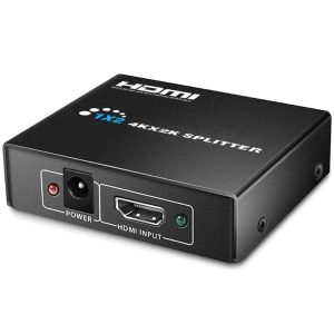 Répartiteur HDMI 1x2 avec résolutions Full Ultra HD 4K/2K et 3D (1 en 2 sorties) - SPLITTER HDMI 1X2 4K -ULTRA HD RS-SHD1X2