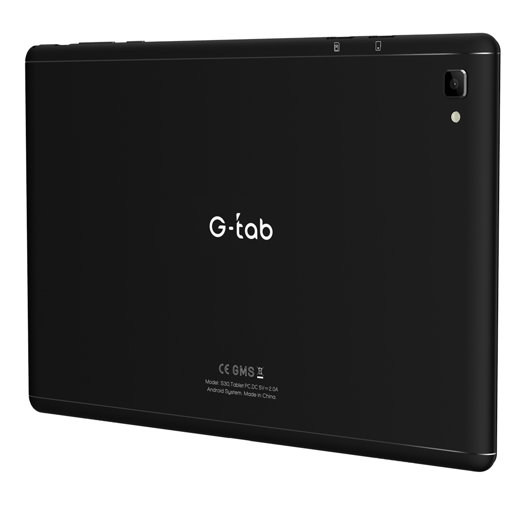 TABLETTE ANDROID 4GB/64GB 10.1 POUCESDUAL SIM 4G + STYLET G-TAB G-onglet S30