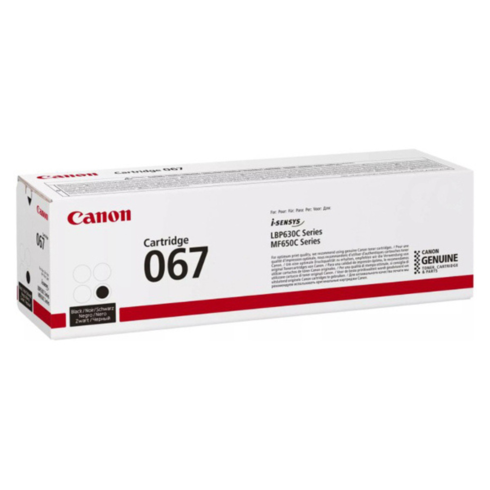 Toner noir (rendement jusqu'à 1350 pages à 5%) - TONER CANON 067 NOIR - ORIGINAL