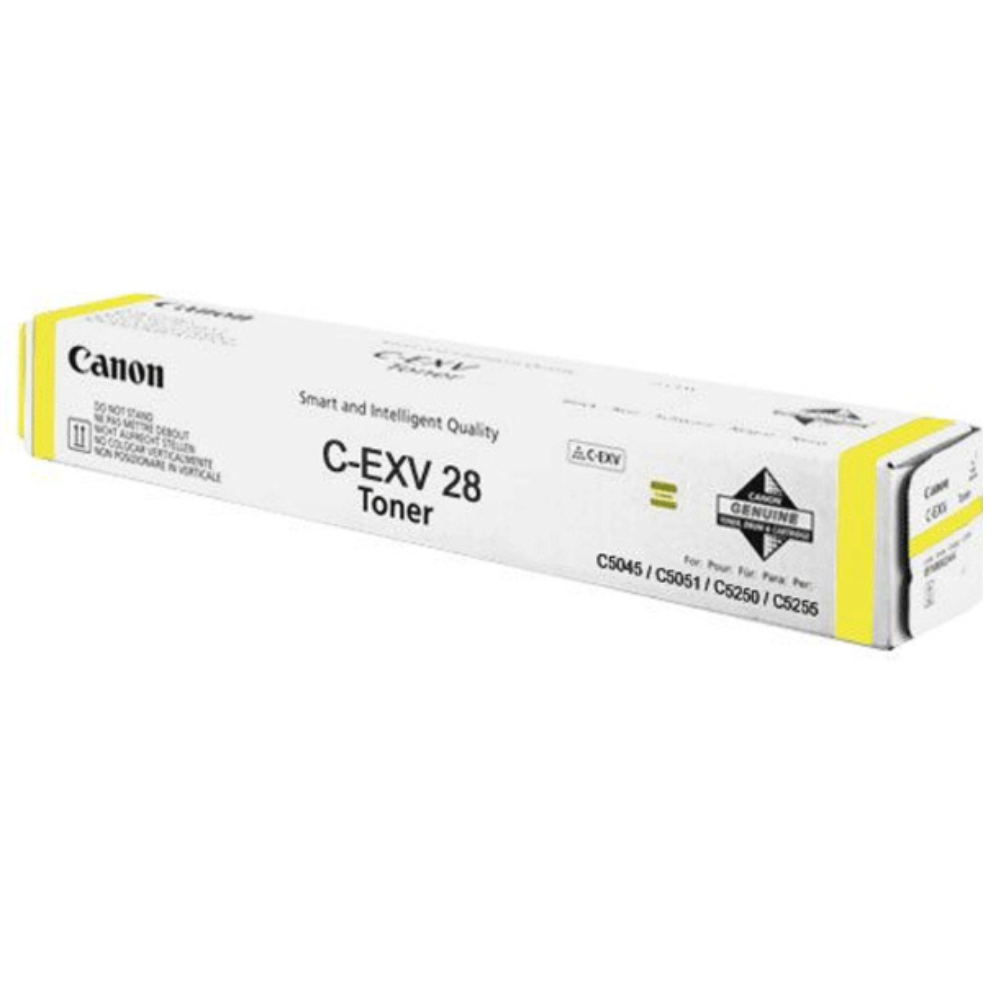 Toner Jaune (rendement jusqu'à 38000 pages à 5%) - TONER CANON C-EXV28 JAUNE - ORIGINAL (2801B003)