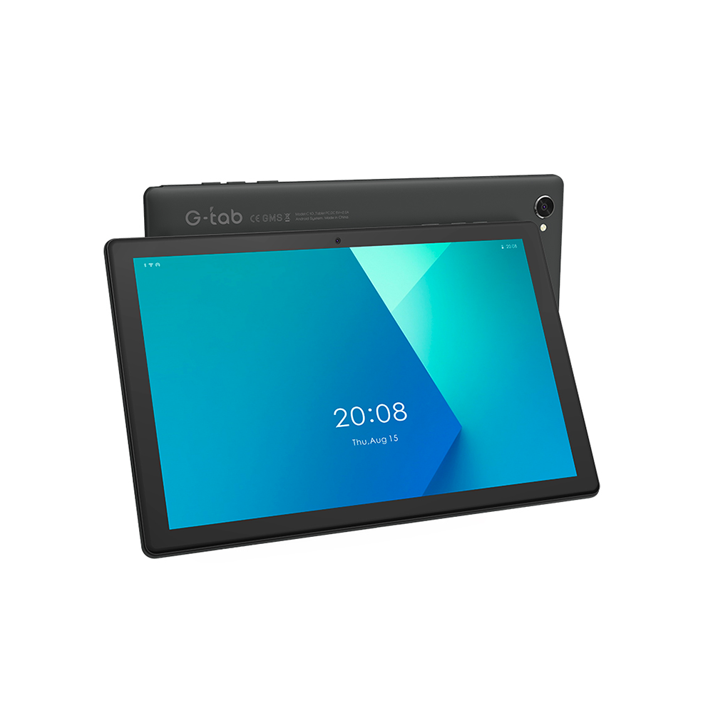 Tablette G-Tab C10X 3 Go Ram + 32 Go Rom 10,1 pouces avec clavier WiFi + 4G 1,5 Hz PP Noir