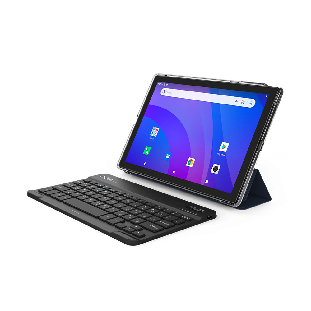 Tablette G-Tab C10X 3 Go Ram + 32 Go Rom 10,1 pouces avec clavier WiFi + 4G 1,5 Hz PP Noir