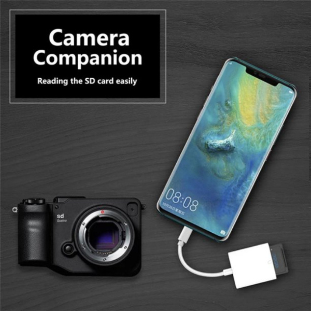 Lecteur de carte SD Type-C pour iPod pro, MAC et Android D-118 - USB-C SD CARD READER D-118 – Image 4