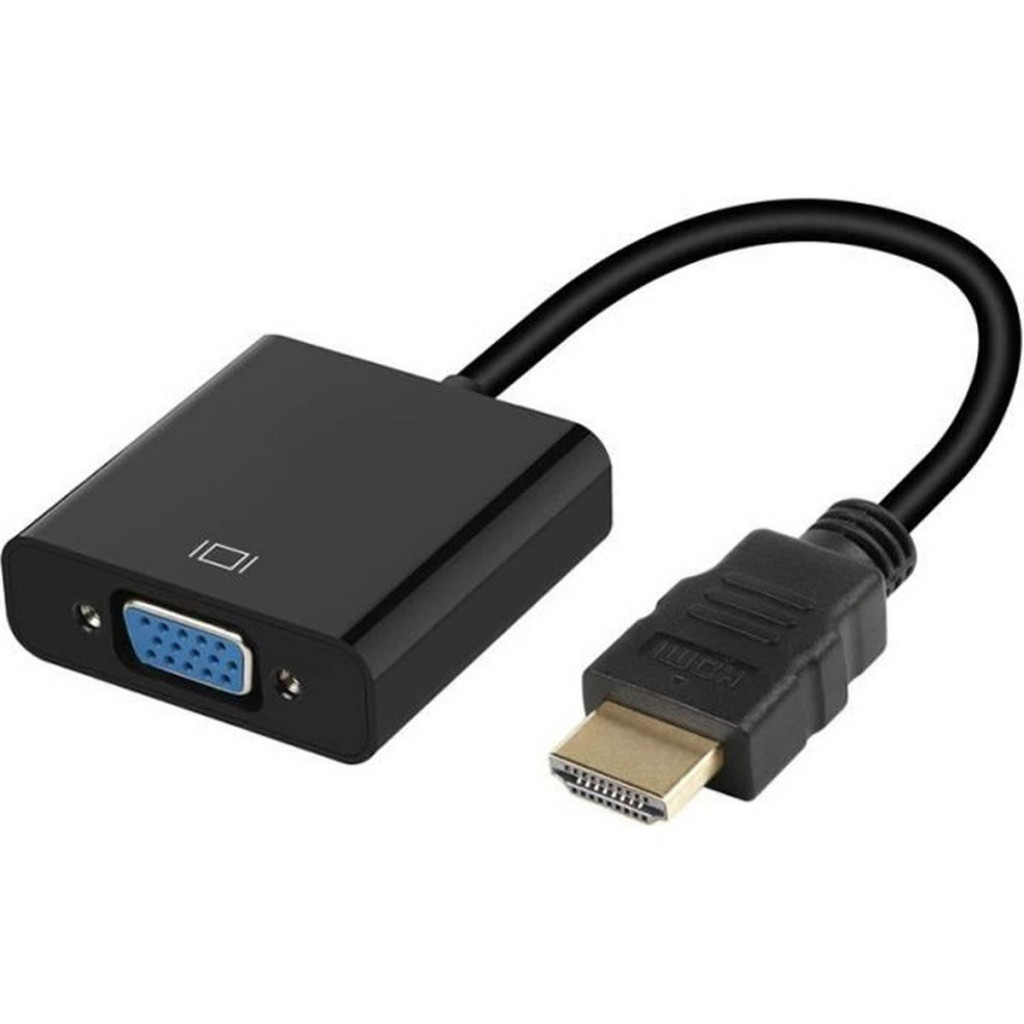 VGA à HDMI-compatible Convertisseur Moniteur/PS3/PS4/HDTV/Blue-ray DVD 3.5mm audio Micro USB Puissance, HDMI-compatible Sortie Adaptateur - CABLE CONVERTISSEUR VGA TO HDMI VIDEO FULL HD 1080 BOITE BLEU