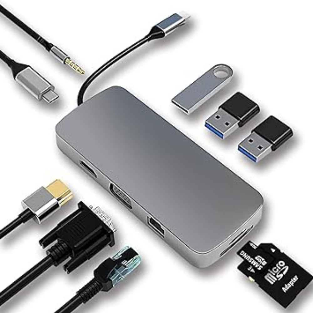 ADAPTER TYPE-C TO HDTV 10 IN 1 LAN7RJ45