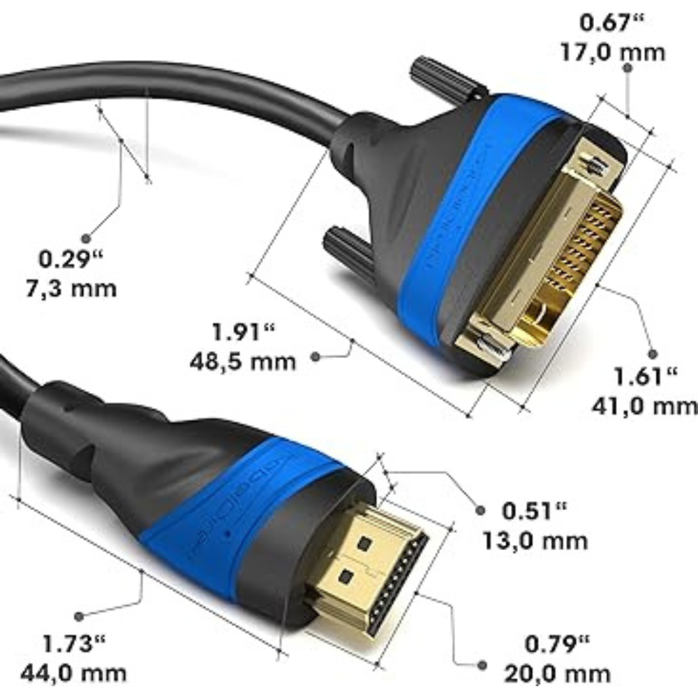 CONNECTEUR DVI TO HDMI / HDMI TO DVI – Image 3
