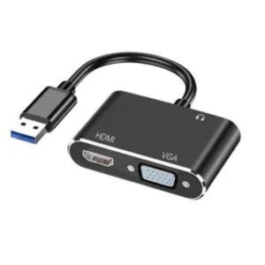 CONVERTISSEUR USB3.0 TO HDMI ET VGA / BOITE NOIR VERTE USB TO HDMI