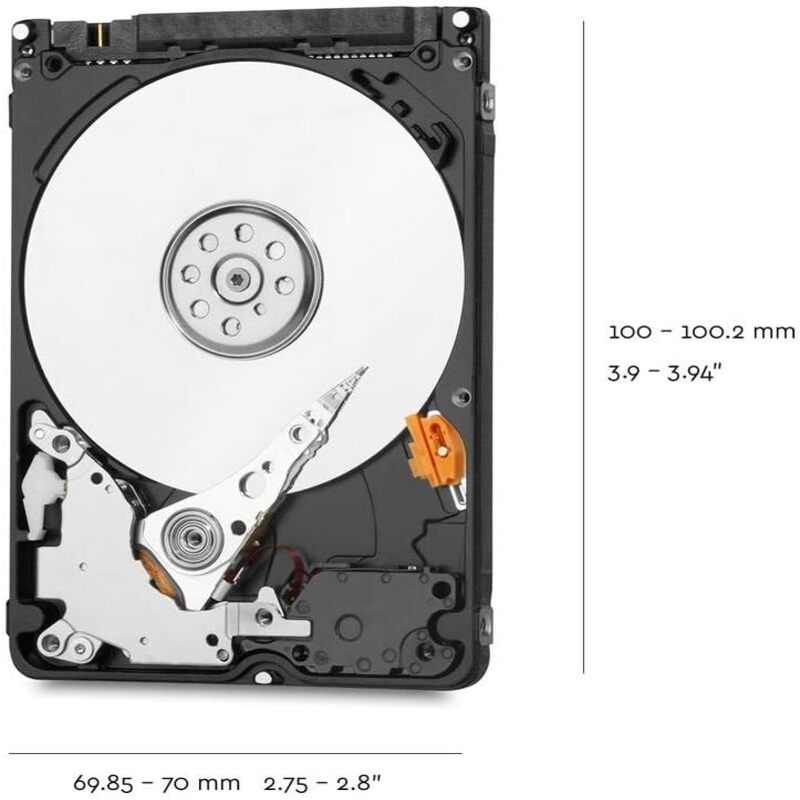 DISQUE DUR WD HDD 2TB INTERNE LAPTOP 2"5