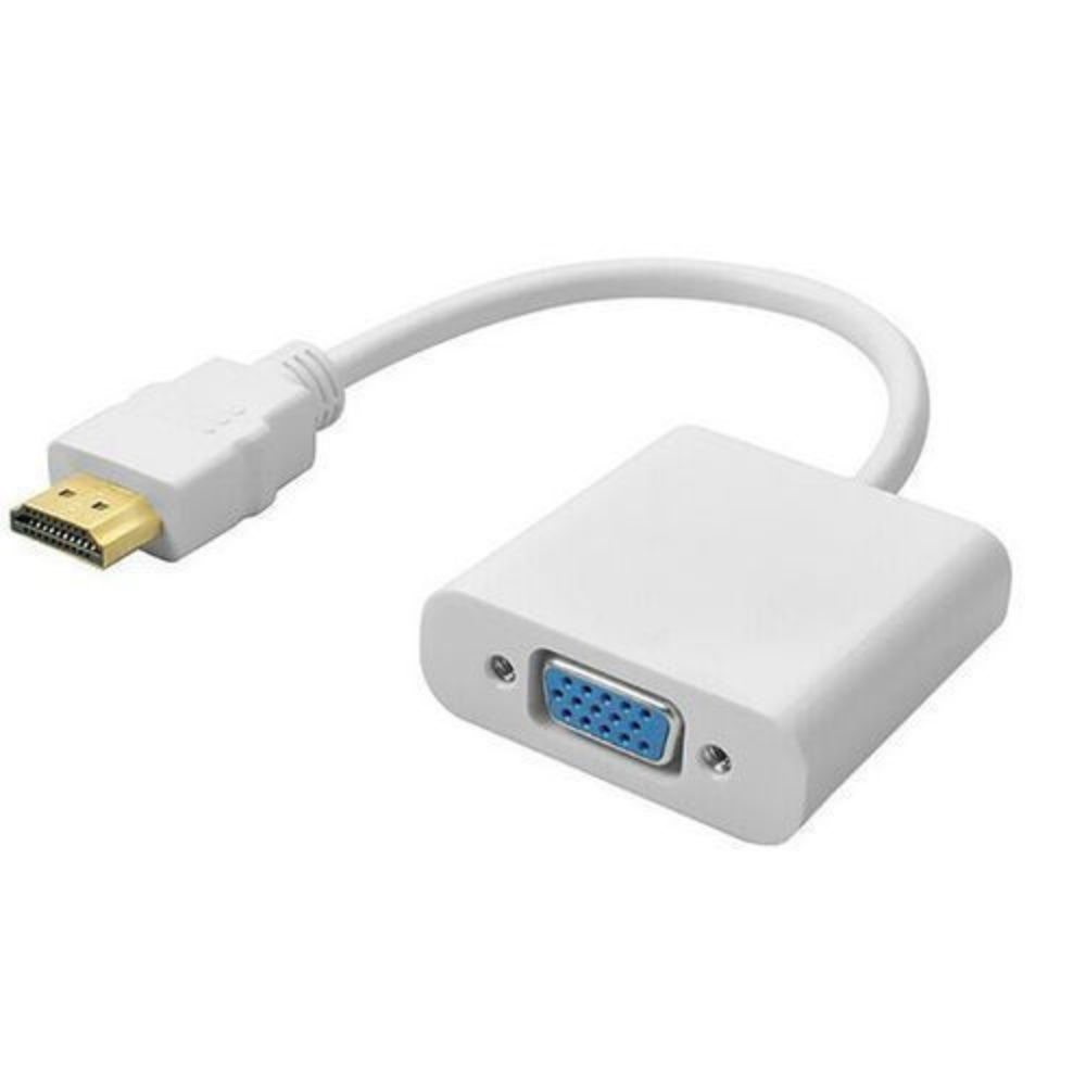 HDMI TO VGA CONVERTER WHITE BLANC HD-057-WH BARAKA
