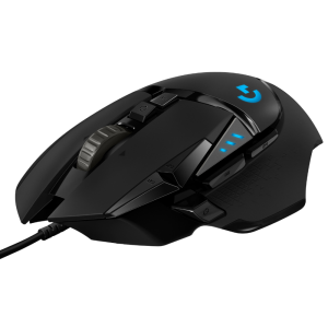Souris filaire pour gamer - droitier - capteur optique 16000 dpi - 11 boutons programmables - rétro-éclairage RGB Lightsync - Logitech G G502 Hero Original Souris filaire pour gamer