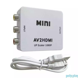 MINI CONVERTISSEUR AV 2 HDMI / AV2HDMI / AV TO HDMI