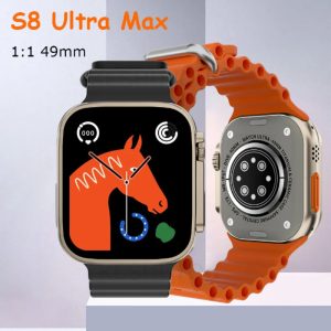 Montre connectée pour hommes et femmes, répondre à un appel, 1:1, taille 49mm, écran 2.08 ", chargement sans fil NDavid, montre intelligente de sport, 2023 C707 S8 ULTRA MAX SMART WATCH