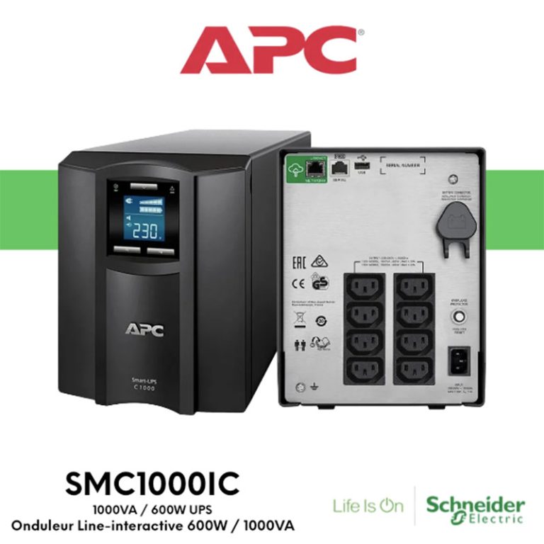 APC Smart-UPS SMC 1000VA Tour (SMC1000IC) - Onduleur line-interactive ...