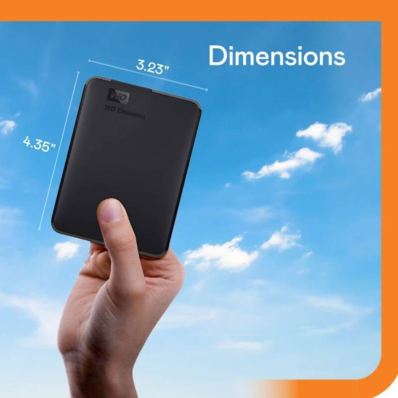 WD DISQUE DUR HDD 2TB EXTERNE / EXTERNAL