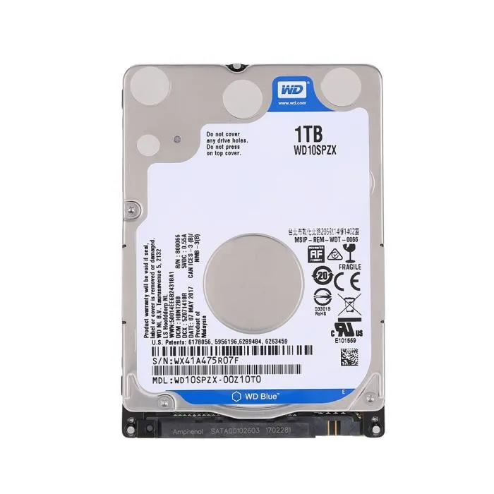 Achat et vente DISQUE DUR WESTERN DIGITAL WD 1TB INTERNE LAPTOP 2"5 Dakar Sénégal