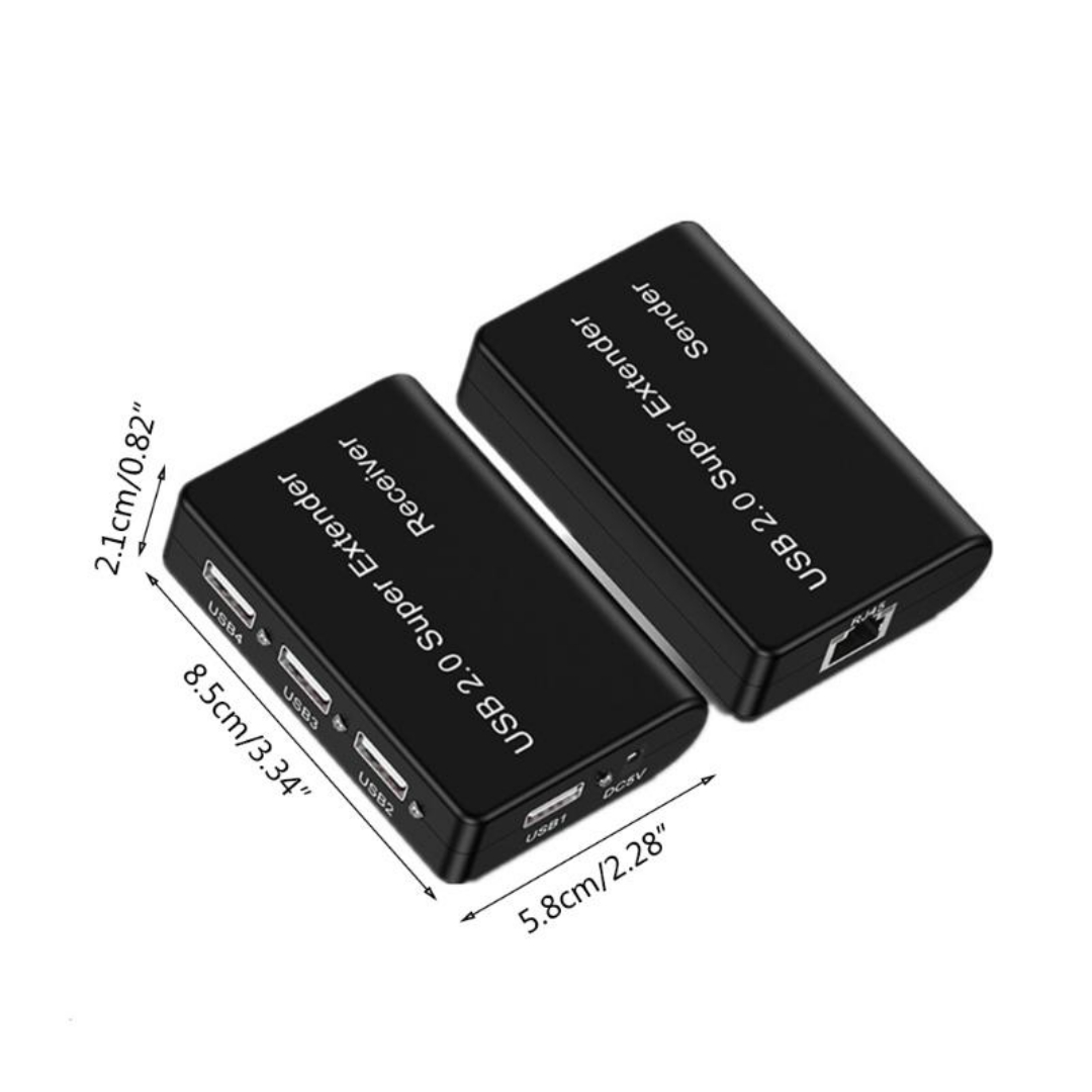 USB 2.0 EXTENDER 100M (BY RJ45) EXTENDER USB